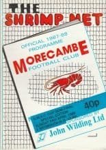 Morecambe v Weymouth  24-Apr-1988