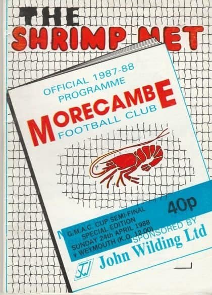 Morecambe v Weymouth  24-Apr-1988