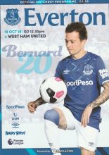 Everton v West Ham United   19-Oct-2019