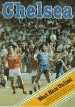 Chelsea v West Ham United 06-Sep-1980