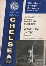Chelsea v West Ham United 09-Apr-1966
