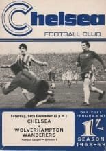 Chelsea v Wolverhampton Wanderers 14-Dec-1968
