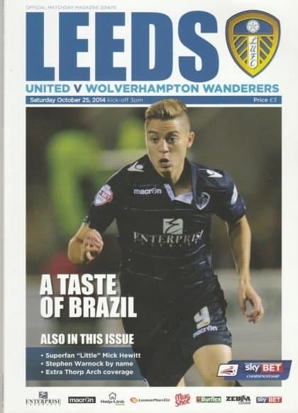 Leeds United v Wolverhampton Wanderers  25-Oct-2014