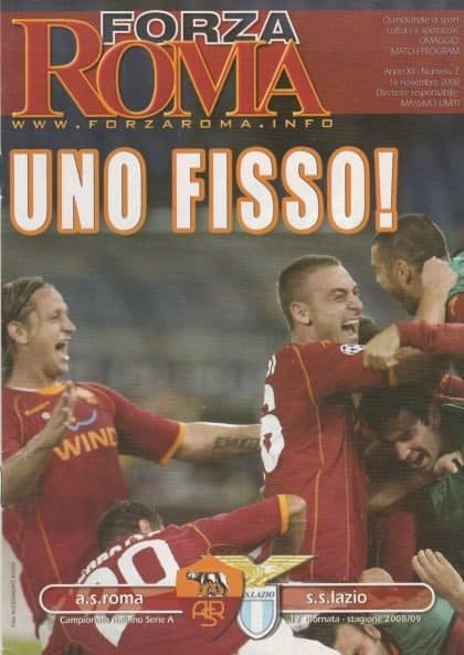 AS Roma v Lazio  16-Nov-2008
