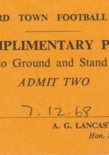 Ashford Town v Opposition unknown  07-Dec-1968