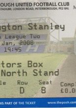 Peterborough United v Accrington Stanley 15-Jan-2008