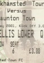 Berkhamsted Town v Taunton Town 06-May-2001