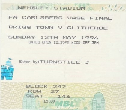 Brigg Town v Clitheroe  12-May-1996