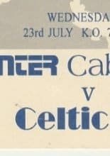 Inter Cable Tel v Glasgow Celtic  23-Jul-1997