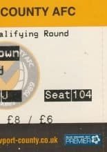 Newport County v Crawley Town 23-Oct-2010
