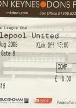 Milton Keynes Dons v Hartlepool United  08-Aug-2009