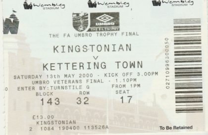 Kingstonian v Kettering Town   13-May-2000