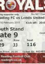 Reading v Leeds United 10-Feb-2015