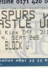 Tottenham Hotspur v Newcastle United 25-Apr-1998