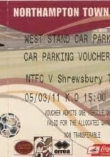 Northampton Town v Shrewsbury Town 05-Mar-2011