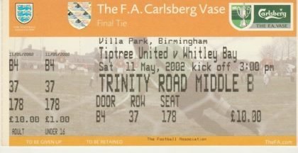 Tiptree United v Whitley Bay  11-May-2002