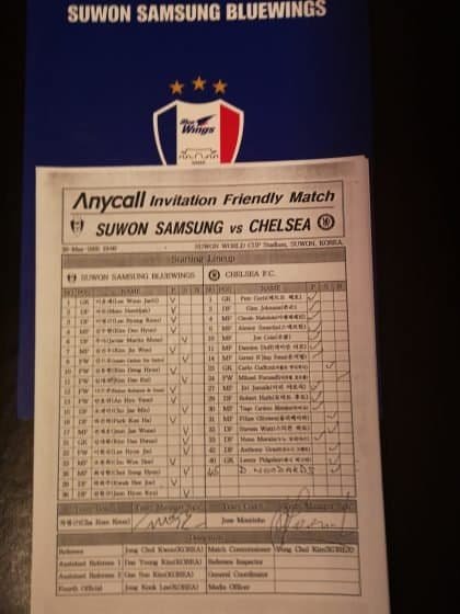 Suwon Samsung Bluewings v Chelsea   20-May-2005