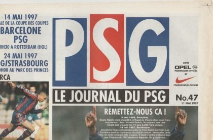 Barcelona v Paris St Germain  14-May-1997