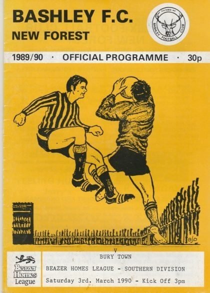 Bashley v Bury Town 03-Mar-1990
