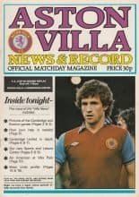 Aston Villa v Cambridge United  30-Jan-1980