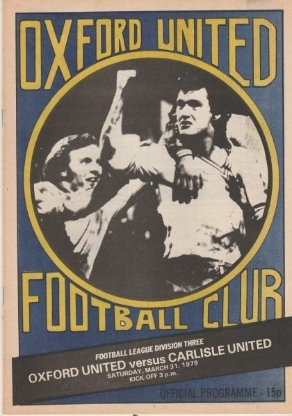 Oxford United v Carlisle United 31-Mar-1979