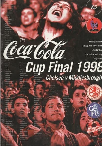 Chelsea v Middlesbrough 29-Mar-1998