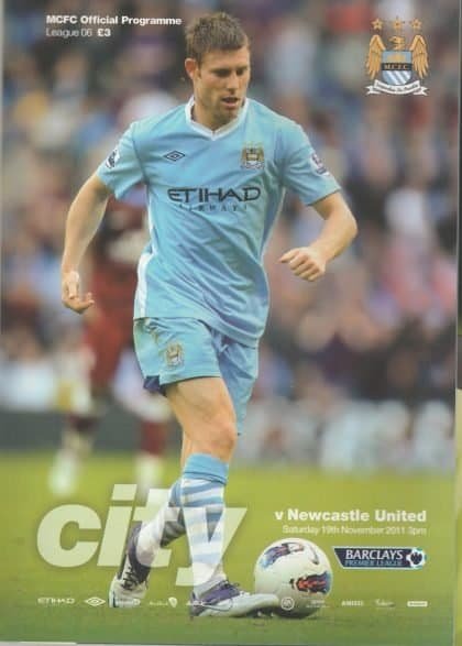 Manchester City v Newcastle United  19-Nov-2011