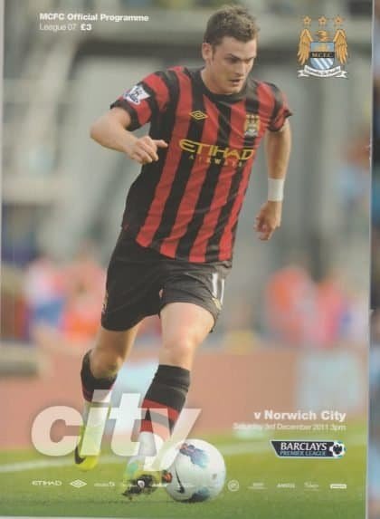 Manchester City v Norwich City 03-Dec-2011