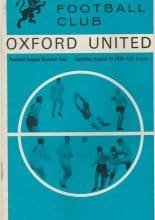 Millwall v Oxford United  15-Aug-1970