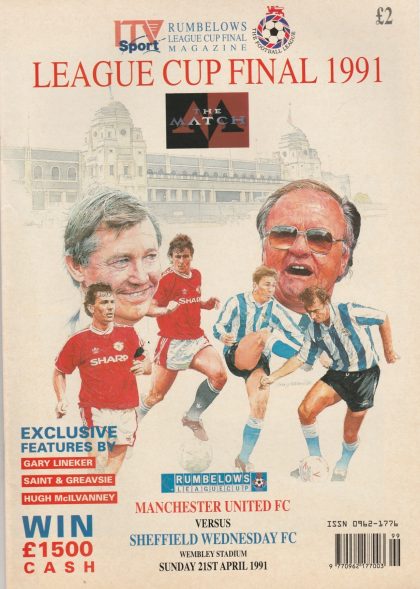 League Cup Final 1991 ITV Sport Magazine  Manchester United v Sheffield Wednesday