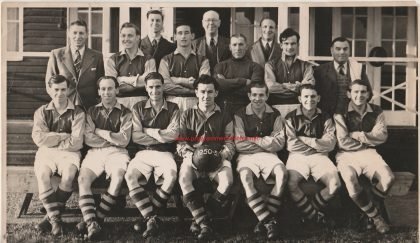 Burnley 1950-51 team photograph