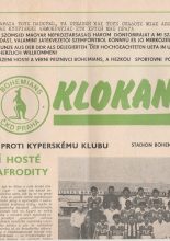Bohemians Prague v Apollon Limassol  19-Sep-1984