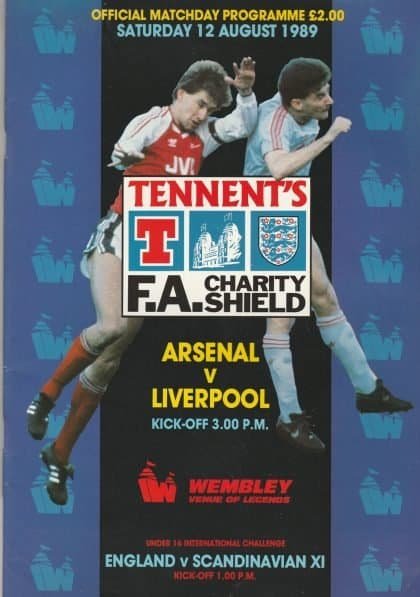 Arsenal v Liverpool 12-Aug-1989