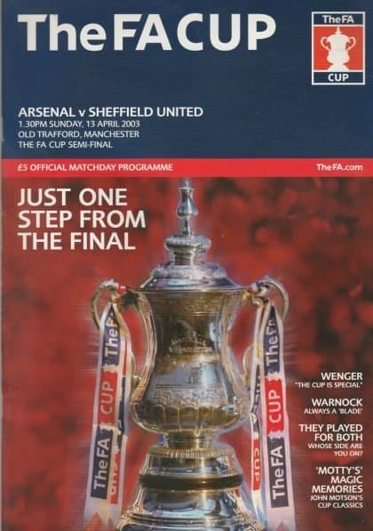 Arsenal v Sheffield United 13-Apr-2003