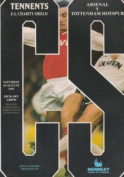 Arsenal v Tottenham Hotspur 10-Aug-1991