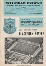Tottenham Hotspur v Blackburn Rovers 16-Apr-1965