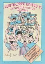 Scunthorpe United v Blackpool  28-Dec-1991
