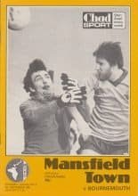 Mansfield Town v AFC Bournemouth  05-Sep-1981