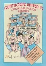 Scunthorpe United v Carlisle United 02-May-1992
