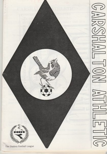 Carshalton Athletic v Charlton Athletic 01-Aug-1991