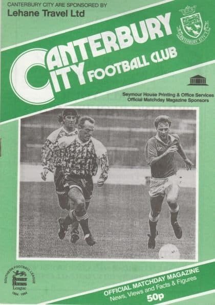 Canterbury City v Charlton Athletic 24-Nov-1993