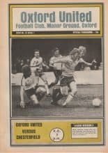 Oxford United v Chesterfield  01-Apr-1978