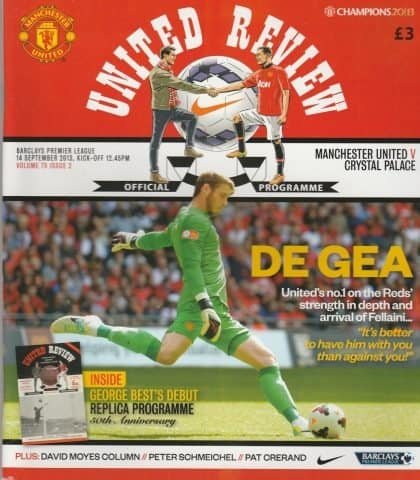 Manchester United v Crystal Palace 14-Sep-2013