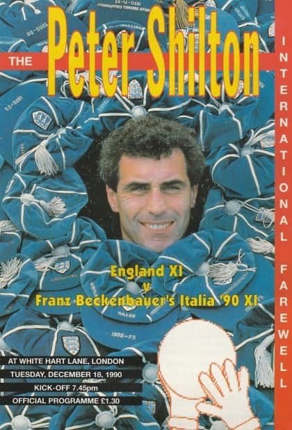 England XI v Franz Beckenbauer's Italia 90 XI  18-Feb-1990