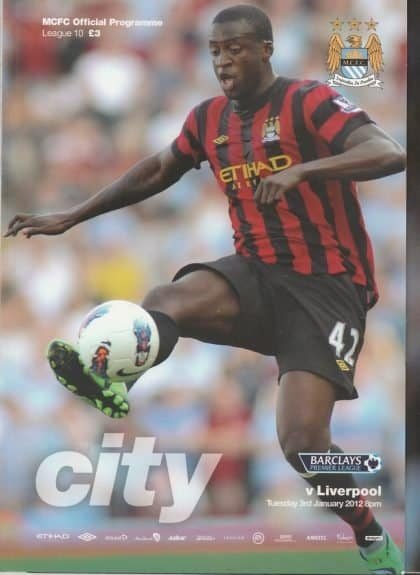 Manchester City v Liverpool 03-Jan-2012