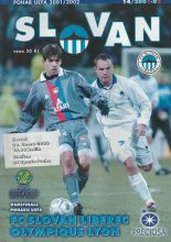 Slovan Liberec v Olympique Lyon  28-Feb-2002
