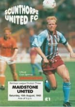 Scunthorpe United v Maidstone United  15-Aug-1992