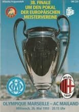 Olympique Marseille v AC Milan  26-May-1993