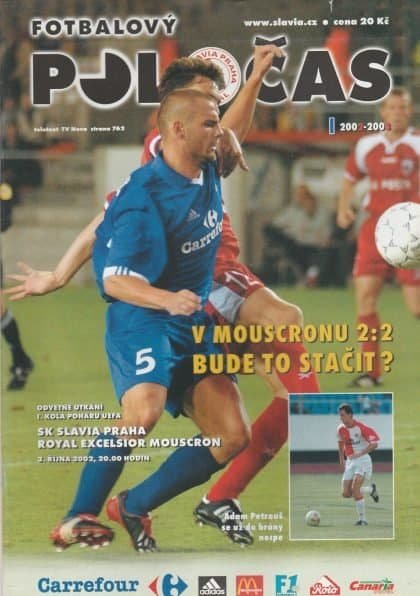 Slavia Prague v Royal Excelsior Mouscron  03-Oct-2002