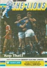 Millwall v Newcastle United  19-Nov-1988